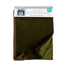 Load image into Gallery viewer, Kimberbell Fill In The Blank "Man Bag" Felt Zipper Pouch Blank + Free embroidery Design, May