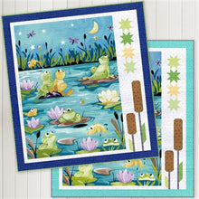 Load image into Gallery viewer, Paul&#39;s Pond by Susybee for Clothworks Allover SB20408-950, by the Yard
