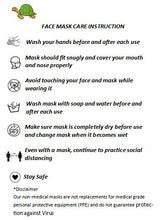 Load image into Gallery viewer, Face Mask 4 layer Pleated - soft adjustable, with Filter Pocket & Nose Wire, Lanyard, Brown Marble