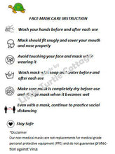 Load image into Gallery viewer, Face Mask 4 layer Pleated - soft adjustable, with Filter Pocket & Nose Wire, Lanyard, Betty Boop