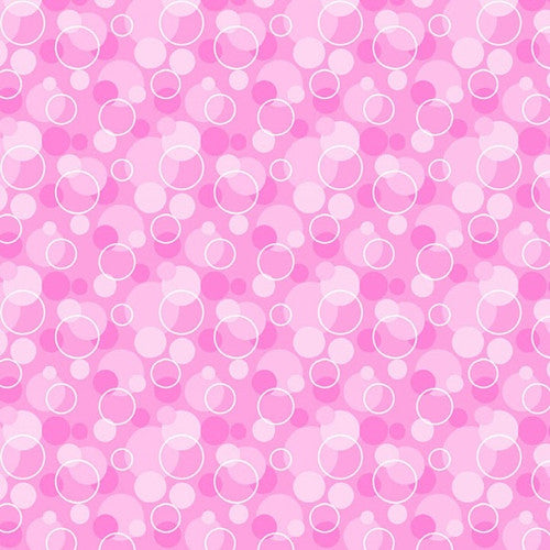 Comfy Flannel from A.E. Nathan - Pink Colored Bubbles 0325-22, Little Turtle Cottage