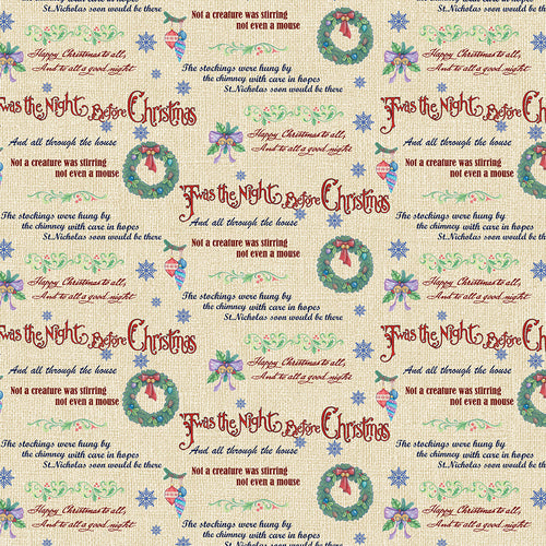 The Night Before Christmas from Benartex | Little Turtle Cottage