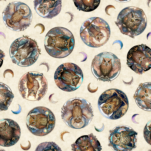 Mystic Owls by QT Fabrics, Little Turtle Cottage