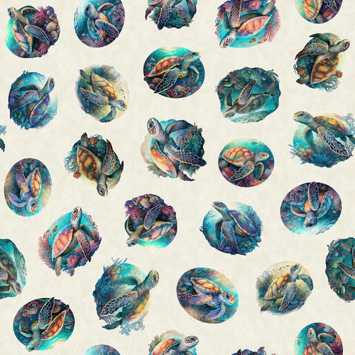 Endless Blues by QT Fabrics, Little Turtle Cottage