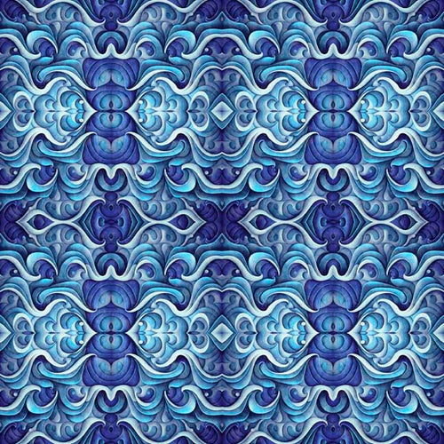 Endless Blues by QT Fabrics, Little Turtle Cottage