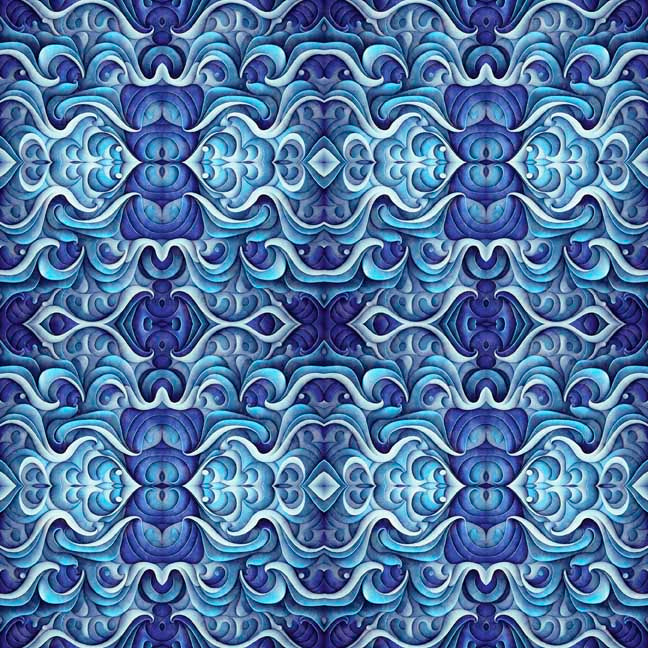 Endless Blues by QT Fabrics, Little Turtle Cottage