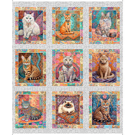 Quilt Room Kitties by QT Fabrics | Little Turtle Cottage