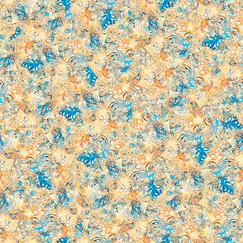 Atlantis by QT Fabrics, Abstract Blender 30696 S, Little Turtle Cottage