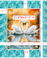 Load image into Gallery viewer, Swan Song by QT Fabrics, Little Turtle Cottage
