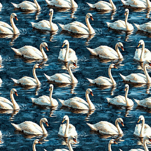 Swan Song by QT Fabrics, Little Turtle Cottage