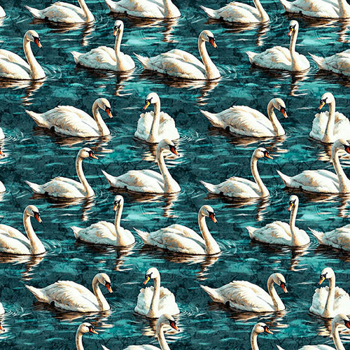 Swan Song by QT Fabrics, Little Turtle Cottage