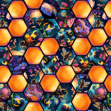 Load image into Gallery viewer, NIGHT GARDEN DIGITAL from Blank Quilting, Bees 3552-44, Little Turtle Cottage
