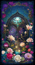 Load image into Gallery viewer, NIGHT GARDEN DIGITAL from Blank Quilting, Garden Gate 3557P-67,  Little Turtle Cottage
