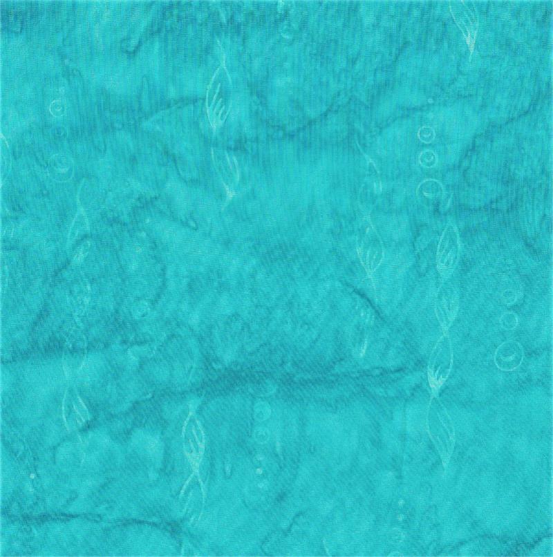 Batik Textiles Bahari Turquoise Marble Blender Winter Collection 5408, by the yard