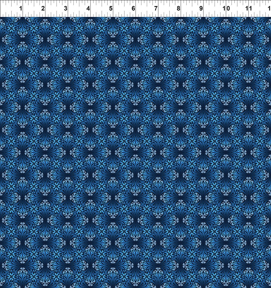 Nature's Winter by Jason Yenter, Winter Tonal Blue 7NW-2, by the yard