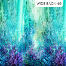 Load image into Gallery viewer, Coral Reef by Northcott, Digital Ombre Wide Backing B28876-66, by the yard

