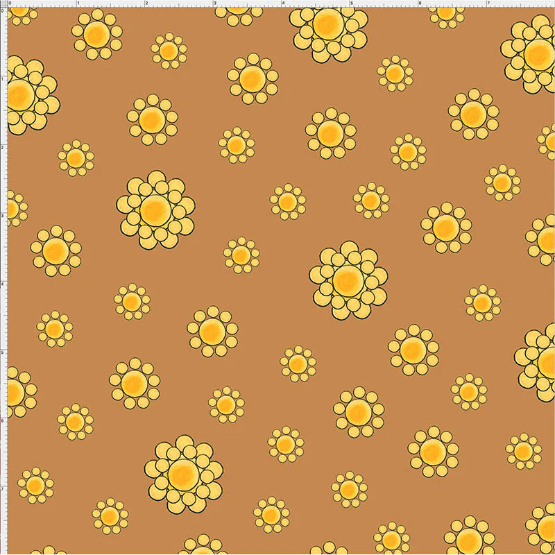 Whoa Girl! Bandana Dots Tan by Loralie Designs®, Little Turtle Cottage