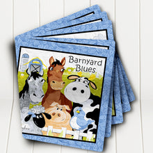 Load image into Gallery viewer, Barnyard Blues by SusyBee® for Clothworks, Little Turtle Cottage
