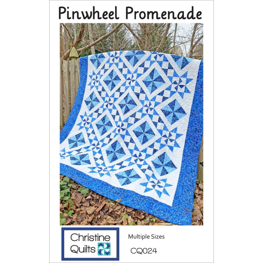 Pinwheel Promenade Quilt Pattern CQ024, Little Turtle Cottage