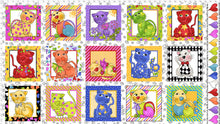 Load image into Gallery viewer, Cat Happy Blocks Panel by Loralie Designs® 692-425, by the Panel
