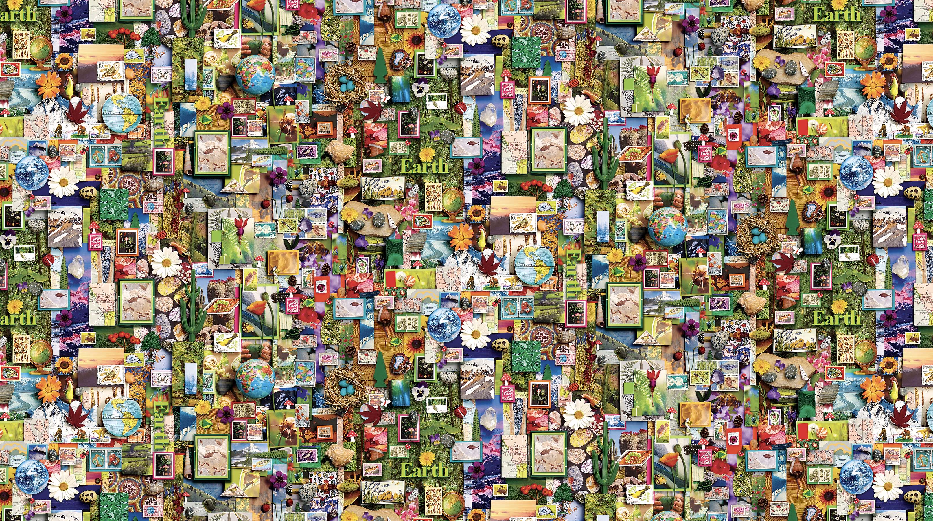 トールペイント作品　COLLAGE Color Collage 2 by Northcott | Little Turtle Cottage