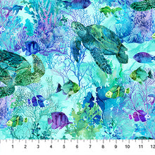Load image into Gallery viewer, Coral Reef by Northcott, Little Turtle Cottage
