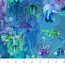 Load image into Gallery viewer, Coral Reef by Northcott, Little Turtle Cottage

