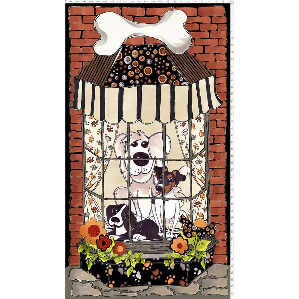 Doggies in the Window by Loralie Designs®, Little Turtle Cottage