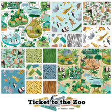 Load image into Gallery viewer, Ticket to the Zoo from Clothworks, Little Turtle Cottage
