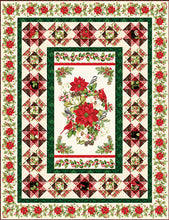 Load image into Gallery viewer, Holly Berry Park by Studio E Damask Mini Red 7272-88, by the yard
