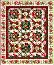 Load image into Gallery viewer, Holly Berry Park by Studio E Stitchery Medallion 7269-99, by the yard
