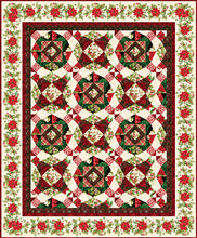 Load image into Gallery viewer, Holly Berry Park by Studio E Damask Mini Red 7272-88, by the yard

