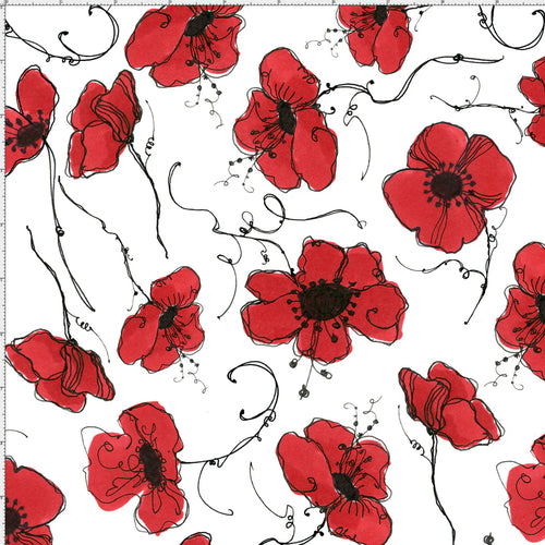 Lady In Red by Loralie Designs® , Little Turtle Cottage