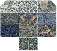 Load image into Gallery viewer, Morris &amp; Co. Twilight Fat Quarter, Little Turtle Cottage
