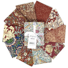 Load image into Gallery viewer, Morris &amp; Co. Antique Red Fat Quarter, Little Turtle Cottage
