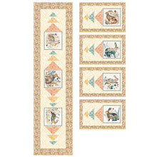 Load image into Gallery viewer, Bunny Hop Table Runner-Placemats Pattern, Little Turtle Cottage
