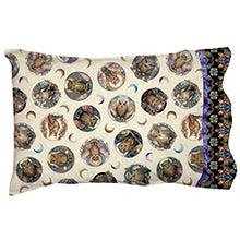 Load image into Gallery viewer, Mystic Owls by QT Fabrics Pillowcase free pattern, Little Turtle Cottage
