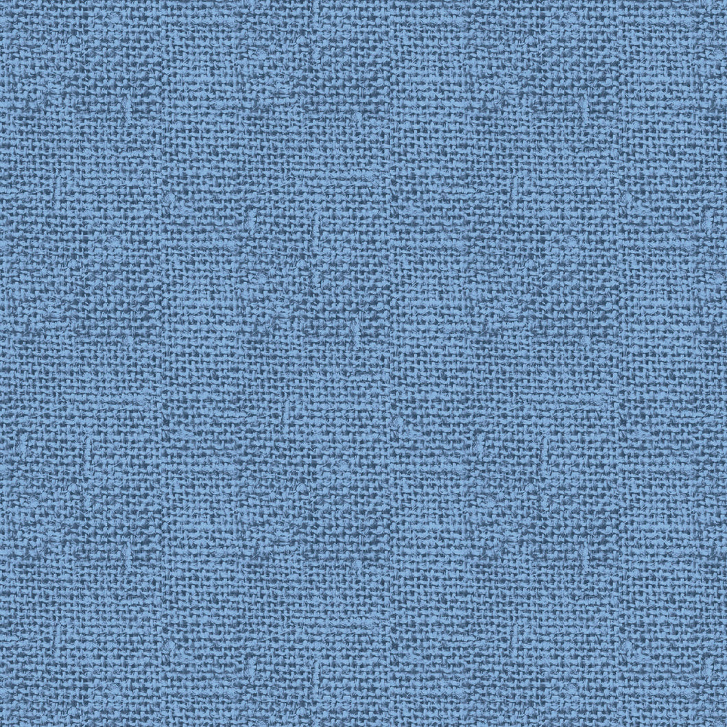 COMING SOON! Pre-Order Now. Love & Glory from P&B, Burlap Texture Blue LGBU-6164-B, by the yard