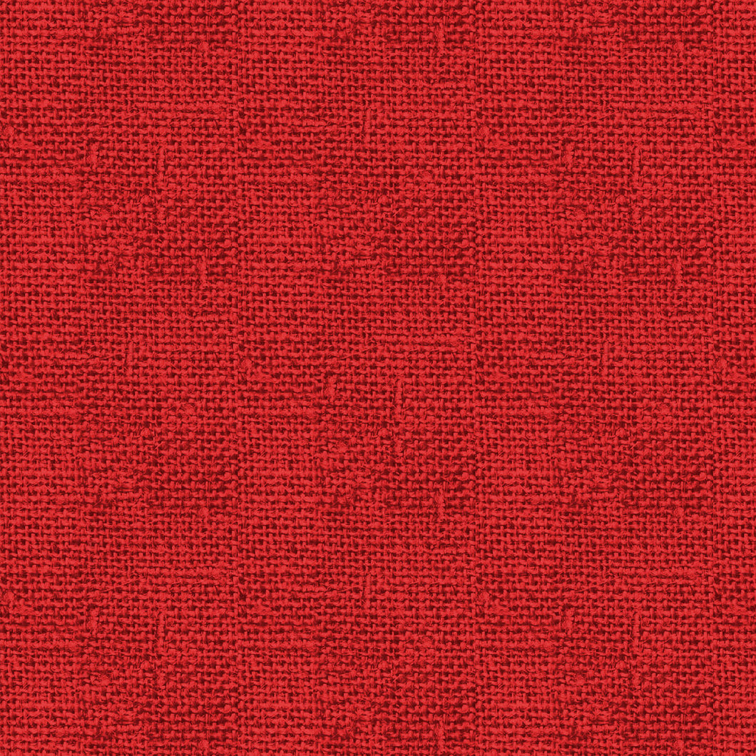COMING SOON! Pre-Order Now. Love & Glory from P&B, Burlap Texture Red LGBU-6164-R, by the yard