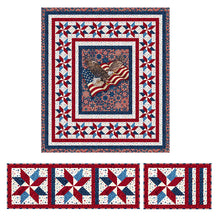 Load image into Gallery viewer, Wings of Freedom Pattern Stars &amp; Stripes 14 - Stonehenge, Little Turtle Cottage
