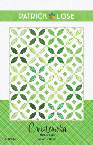 Connemara Throw Quilt Pattern PTN40183, Little Turtle Cottage