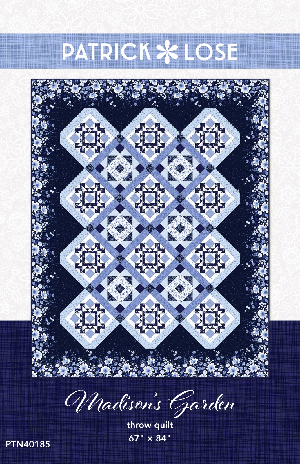 Madison's Garden Throw Quilt Pattern PTN40185