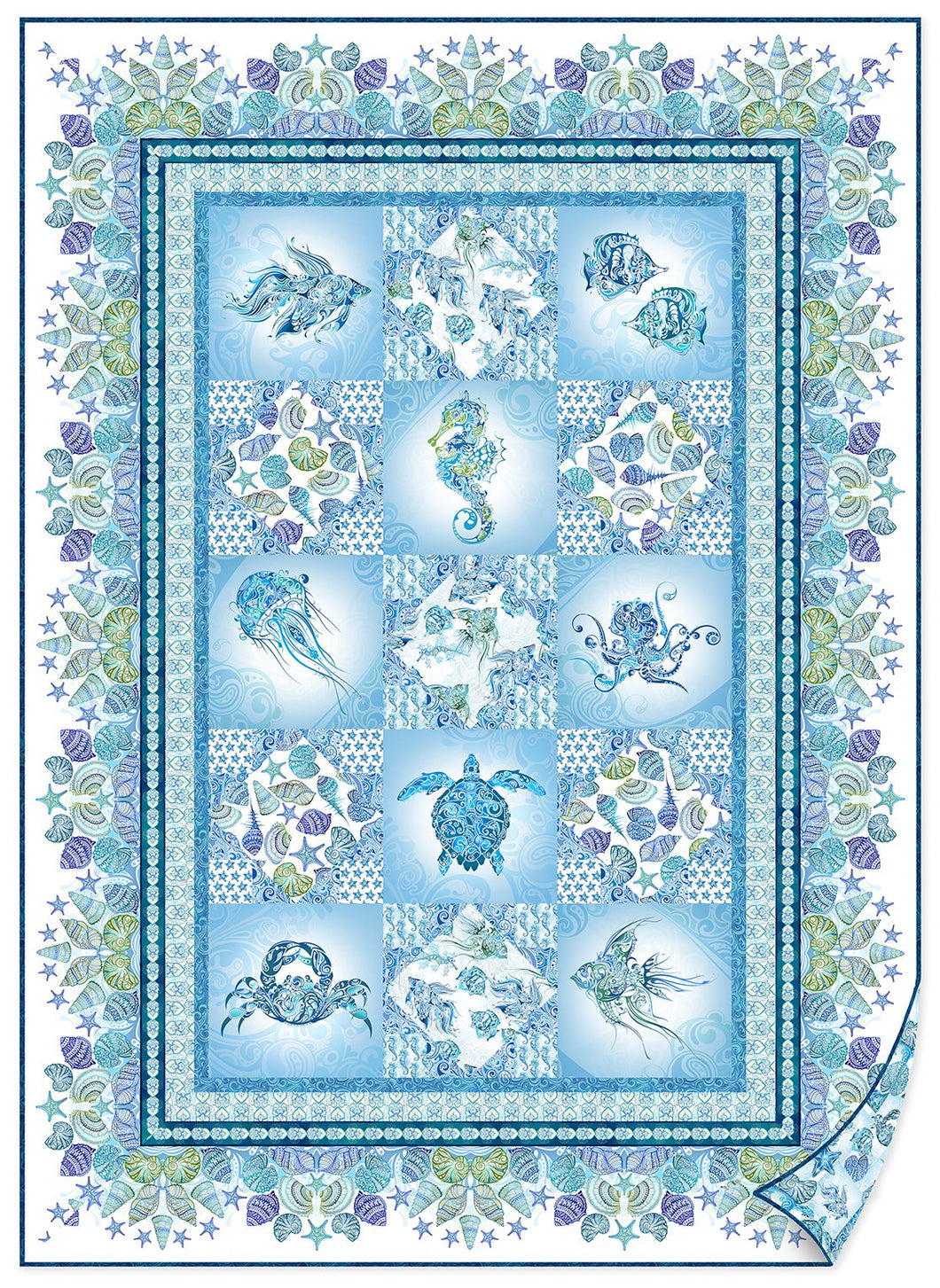 Wonders of the Ocean Quilt Pattern