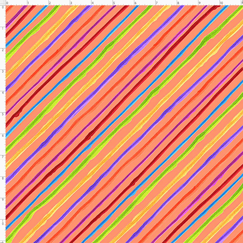 Quirky Bias Stripe by Loralie Designs®, Little Turtle Cottage