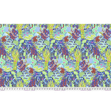 Load image into Gallery viewer, Floral Reef by Tula Pink, Reef What You Sew - Marine PWTP264.MARINE, by the yard
