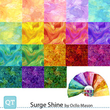 Load image into Gallery viewer, QT Fabrics Surge Shine 2-1/2&quot; x 42&quot; 42pcs Jelly Roll Strips SUSH, Little Turtle Cottage
