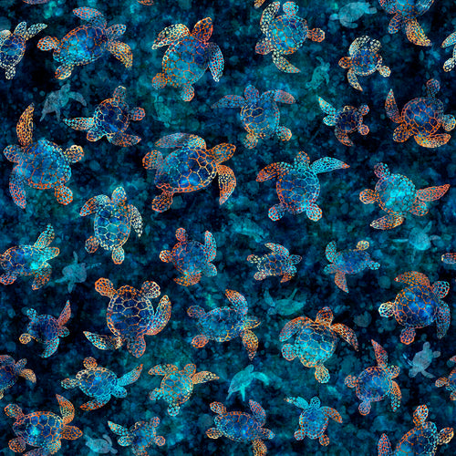 Oceana from QT Fabrics, Little Turtle Cottage