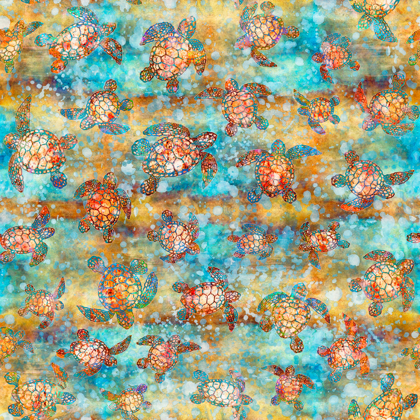 Oceana from QT Fabrics, Little Turtle Cottage