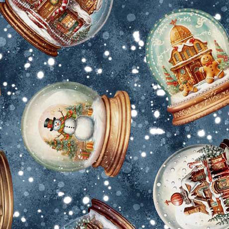 Wonderful Christmastime Snow Globe, Little Turtle Cottage