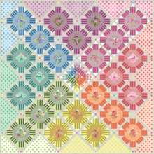 Load image into Gallery viewer, Star Cluster Quilt Kit by Tula Pink Free Spirit, Little Turtle Cottage
